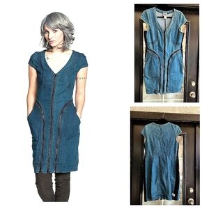 Prairie Underground Indigo Denim Dress